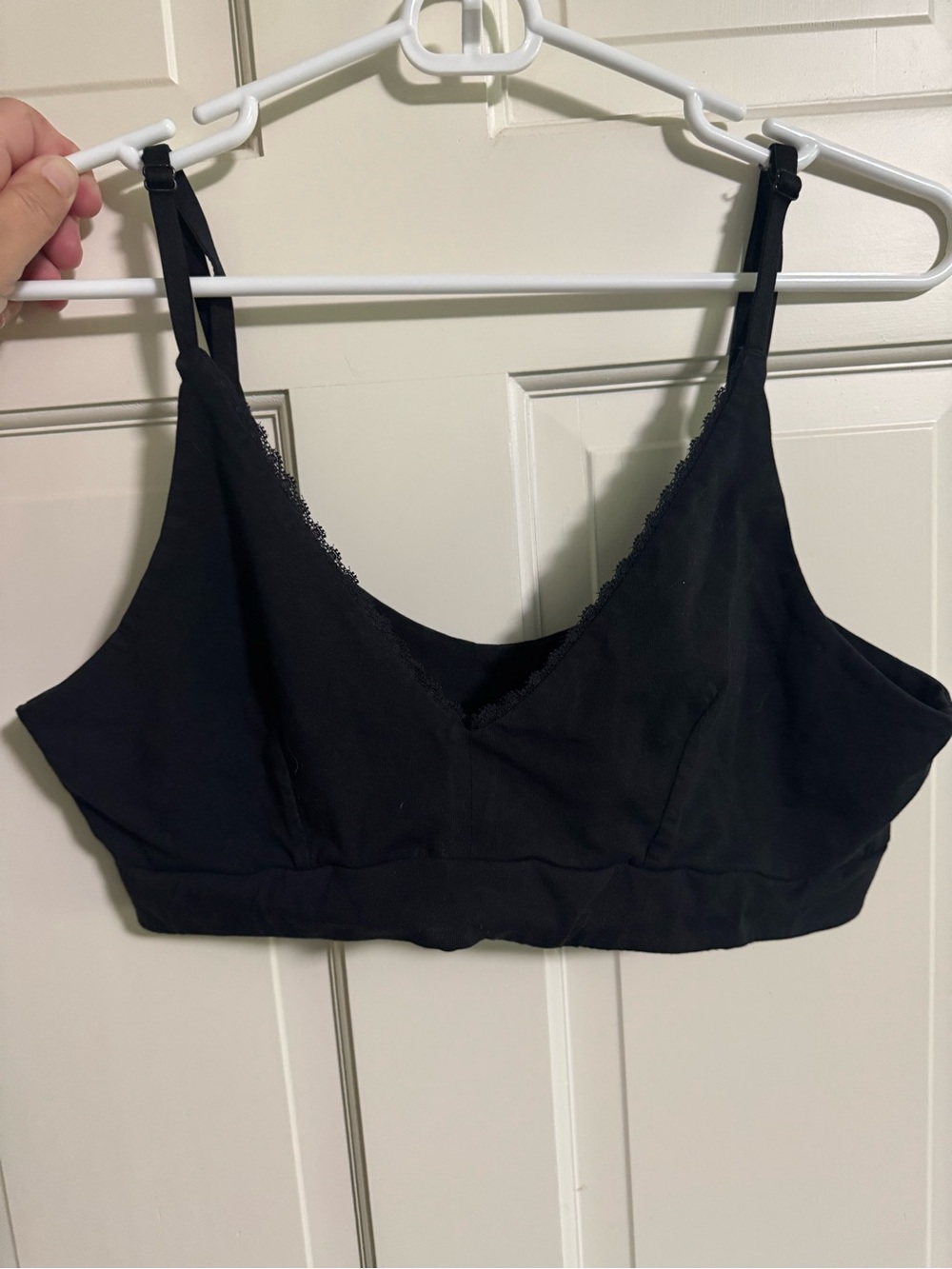 Pact - Comfort Stretch Organic Cotton Bralette - Black - Never worn